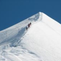 Mont Blanc zimą