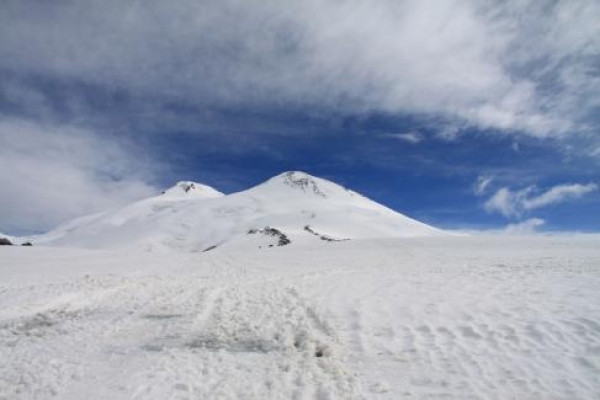 Kazbek z Elbrusem