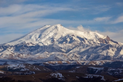Kazbek z Elbrusem